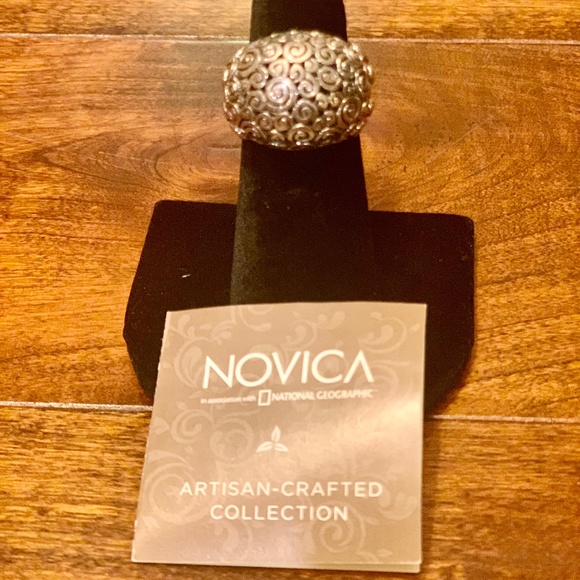 🔥NeW🔥 Artisan Crafted .925 Genuine Sterling Silver Dome Ring - Size 5✨✨✨ - Picture 6 of 9